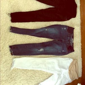 3 pair Bundle Articles of Society Maternity Jeans